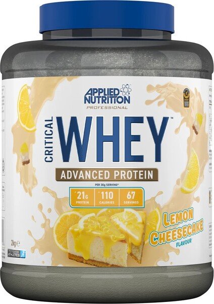 Applied Nutrition Critical Whey, Lemon Cheesecake (EAN 5056555204696) - 2000g - Default Title - Sports Nutrition at MySupplementShop by Applied Nutrition