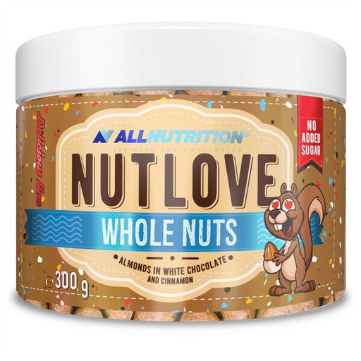 Allnutrition Nutlove Whole Nuts, Almonds in White Chocolate & Cinnamon - 300g - Default Title - Sports Nutrition at MySupplementShop by Allnutrition