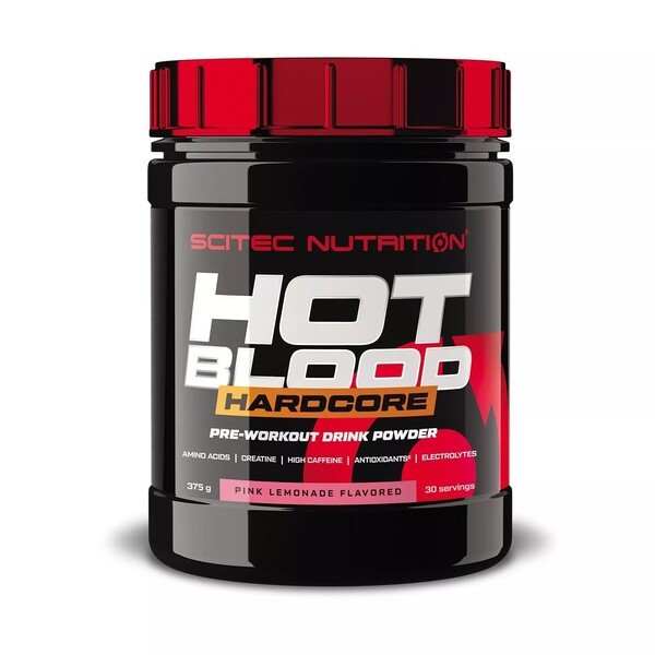 SciTec Hot Blood Hardcore, Pink Lemonade - 375g - Default Title - Sports Nutrition at MySupplementShop by SciTec