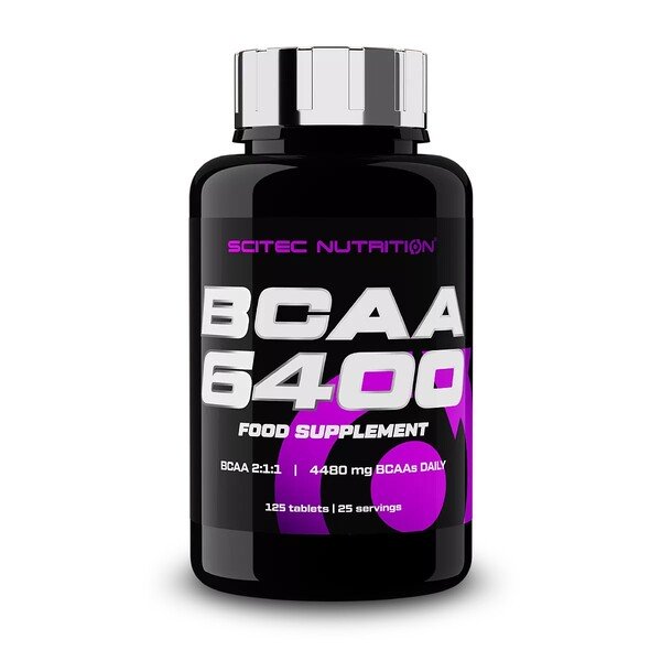 SciTec BCAA 6400 - 125 tablets - Default Title - BCAAs at MySupplementShop by SciTec