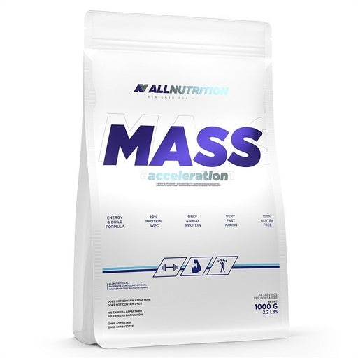 Allnutrition Mass Acceleration 1000g - Banana - Carbohydrate Control Supplements at MySupplementShop by Allnutrition