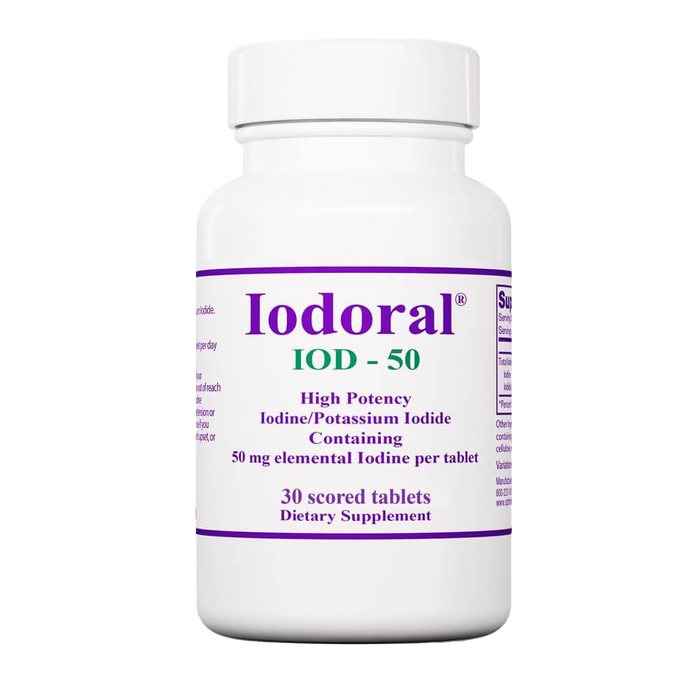 Iodoral High Potency Iodine/Potassium Iodide 50mg 30 Tablets