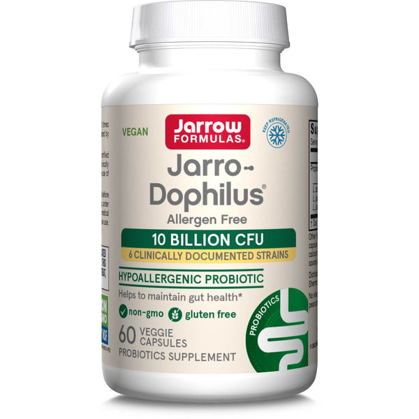 Jarrow Formulas Jarro-Dophilus Allergen Free (Probiotic) 10 Billion CFU 60 Veggie Capsules | Premium Supplements at MYSUPPLEMENTSHOP