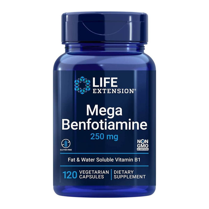 Life Extension Mega Benfotiamine 250 mg 120 Vegetarian Capsules - Dietary Management at MySupplementShop by Life Extension