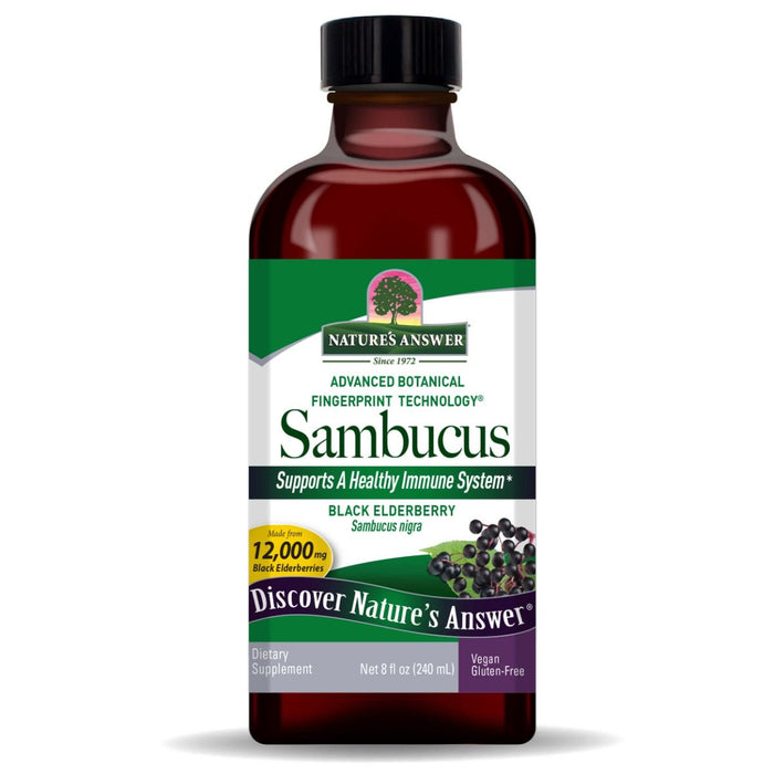 Nature's Answer Sambucus 12,000mg 8 Oz (240ml) - Immune Support at MySupplementShop by Nature's Answer