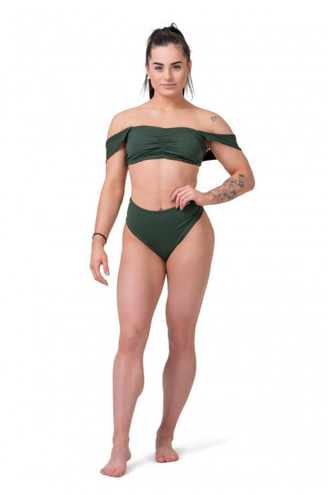 Nebbia High-Energy Bikini Top 553 - Dark Green