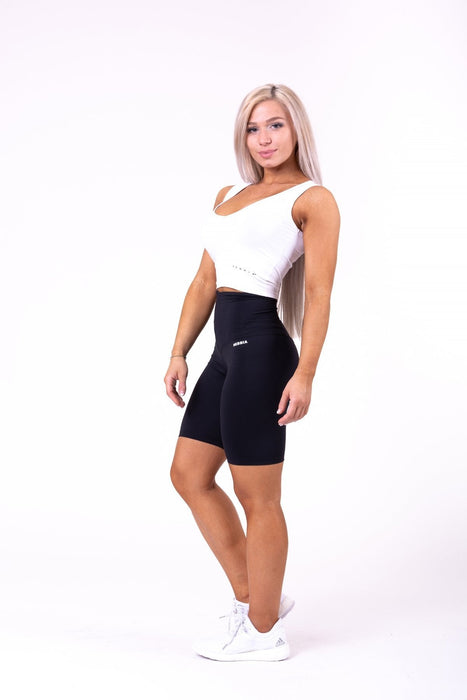 Nebbia High Waist Road Hero Biker Shorts 683 - Black - Biker Shorts at MySupplementShop by Nebbia