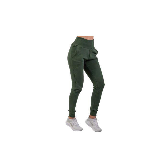 Nebbia High-Waist Loose Fit Sweatpants Feeling Good 409 Dark Green