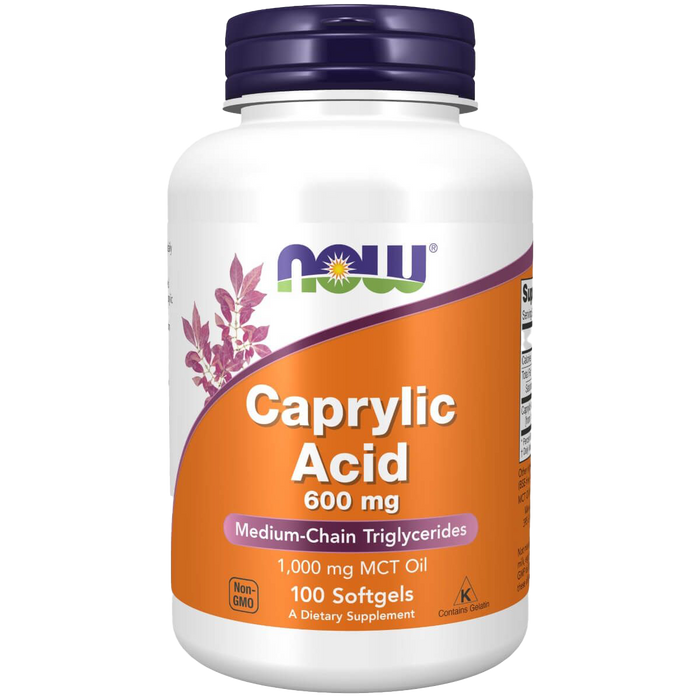 Now Foods Caprylsäure 600 mg 100 Kapseln