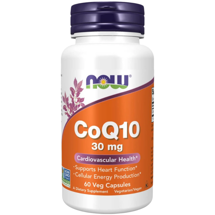 NOW Foods CoQ10 30 mg 60 Veg Capsules