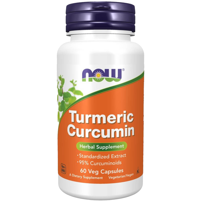 NOW Foods Turmeric Curcumin 60 Veg Capsules