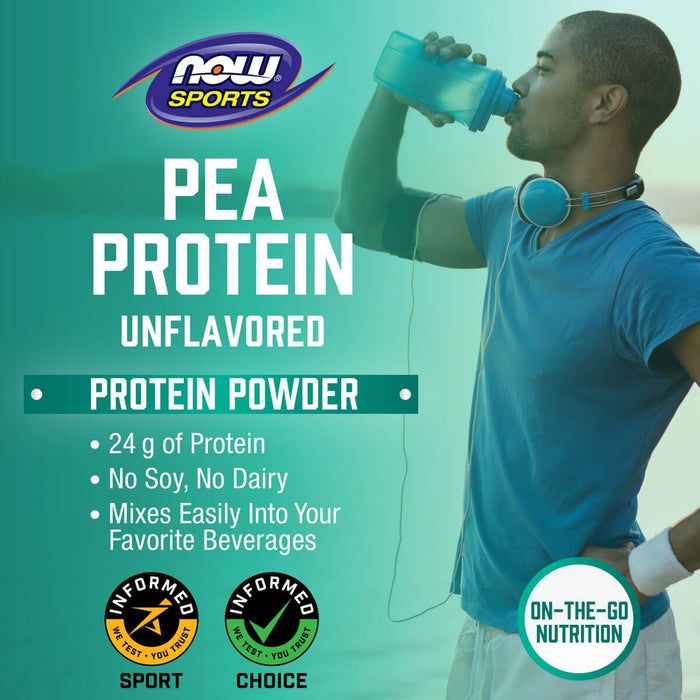 Now Foods Pea Protein Pure Unflavored Powder 7lb (3175g)