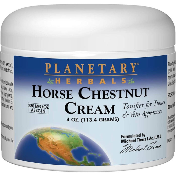 Planetary Herbals Horse Chestnut Cream 4oz (113.4g) - Heart Health at MySupplementShop by Planetary Herbals