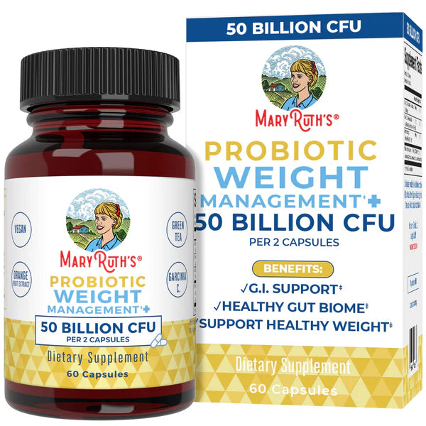 MaryRuth Organics Probiotic Weight Management+ - 60 caps