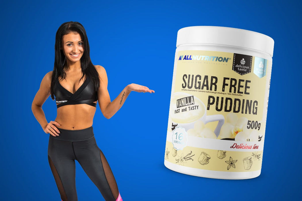 Allnutrition Sugar Free Pudding, Vanilla - 500g
