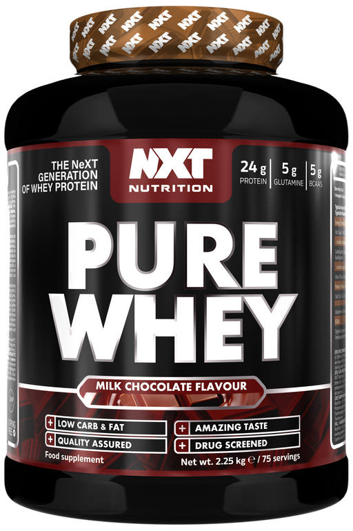 NXT Nutrition Pure Whey 2.25kg - Chocolate - Whey Protein at MySupplementShop by Nxt Nutrition