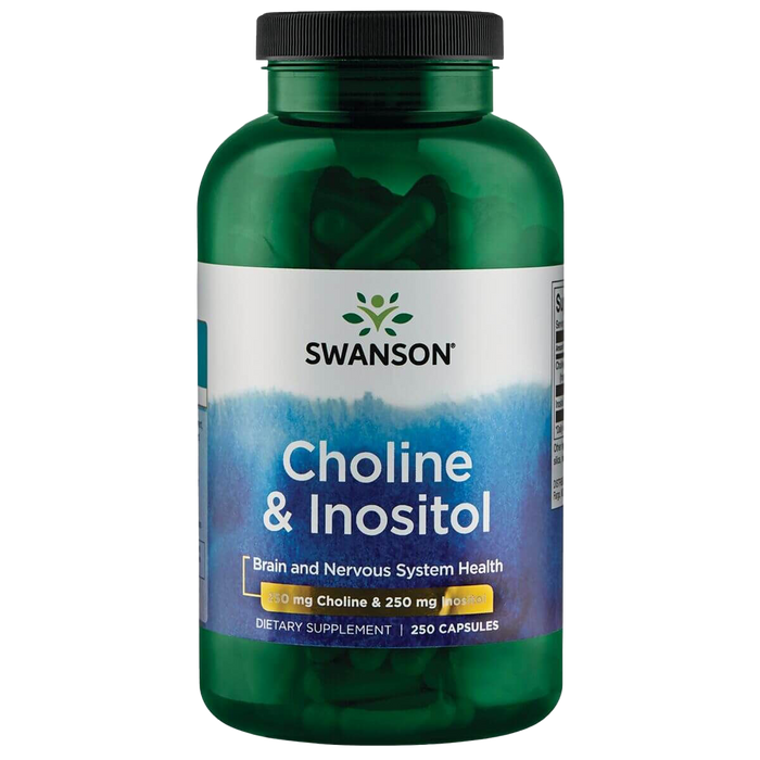 Swanson Cholin &amp; Inositol – 250 Kapseln