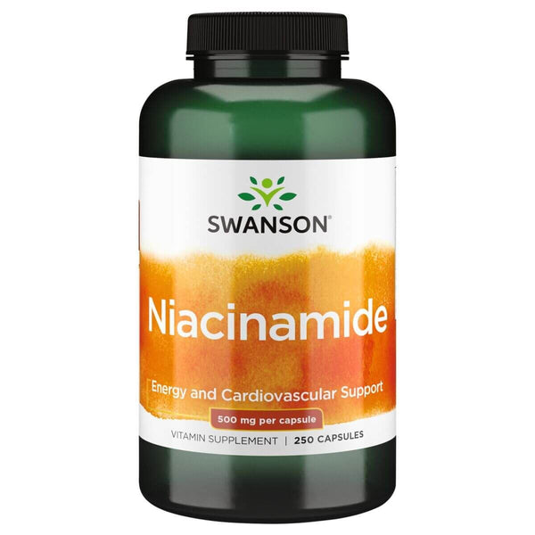 Swanson Niacinamide 500mg 250 Capsules - Vitamins & Minerals at MySupplementShop by Swanson