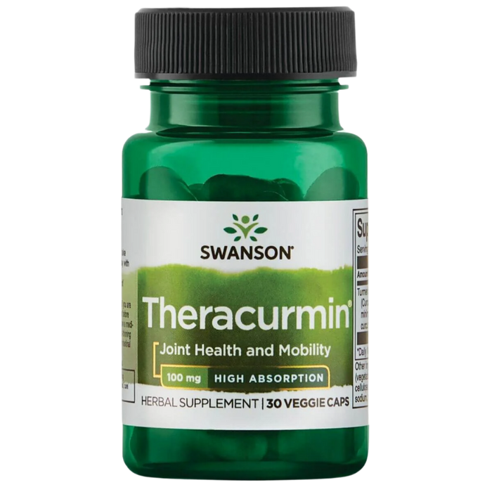 Swanson Theracurmin 100 mg, hohe Absorption, 30 vegetarische Kapseln