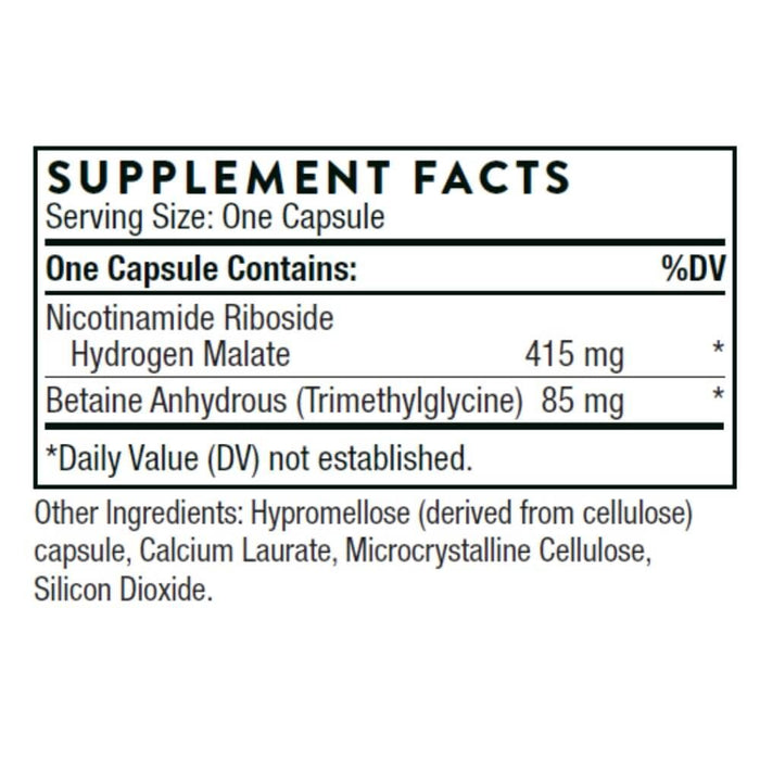 Thorne Research NiaCel (Nicotinamide Riboside) 400 60 Capsules | Premium Supplements at MYSUPPLEMENTSHOP