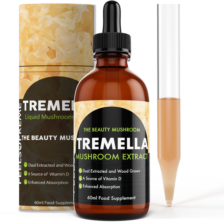 Feel Supreme Tremella Mushroom Liquid | High Strength tincture for Beauty 60ml