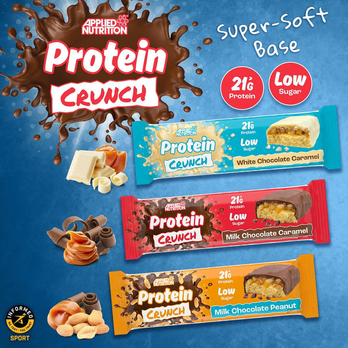 Applied Nutrition Protein Crunch Bar 12 x 62g - Protein Bars at MySupplementShop by Applied Nutrition