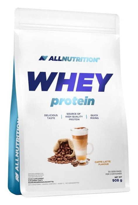 Allnutrition Whey Protein, Caffe Latte - 908 grams | High-Quality Protein | MySupplementShop.co.uk