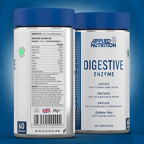 Applied Nutrition Digestive Enzyme 60Caps | High-Quality Digestive Enzyme | MySupplementShop.co.uk