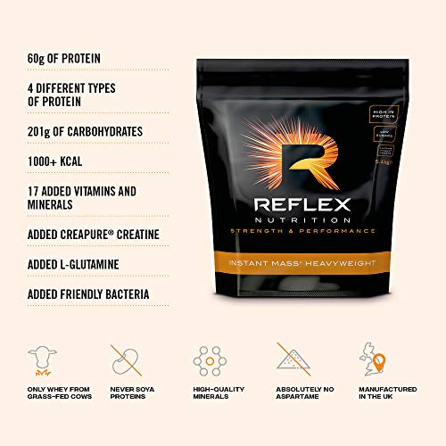 Reflex Nutrition Instant Mass Heavyweight (Vanilla 5.4kg) | High-Quality Weight Gainers & Carbs | MySupplementShop.co.uk