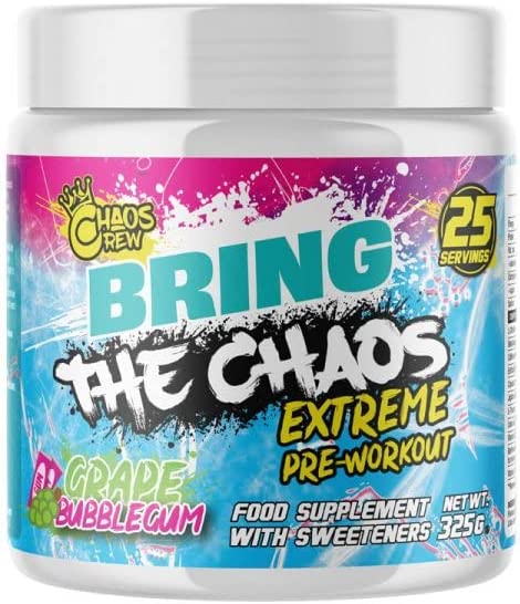 Chaos Crew Bring The Chaos v2 325g Grape Bubble Gum - Health Foods at MySupplementShop by Chaos Crew