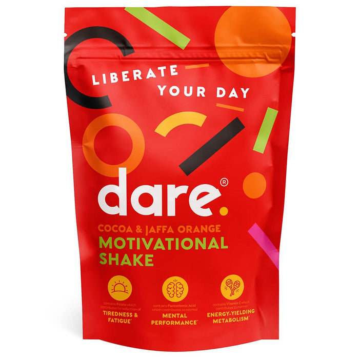 dare. Motivational Shake 750g Cocoa & Jaffa Orange - Sports Supplements at MySupplementShop by dare.