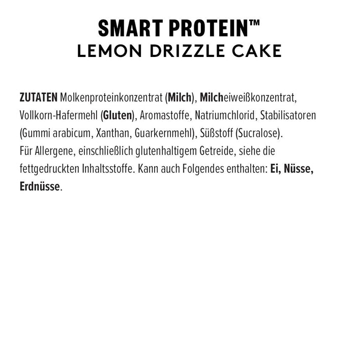 PhD Smart Protein, Lemon Drizzle Cake - 900 grams | High-Quality Protein | MySupplementShop.co.uk
