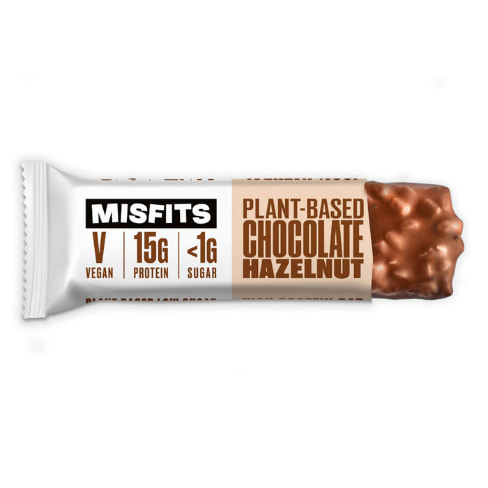 Pflanzlicher Schokoladen-Haselnuss-Proteinriegel 45 g