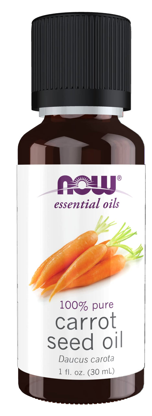 NOW Foods Essential Oil, Carrot Seed Oil - 30 ml. - Health and Wellbeing at MySupplementShop by NOW Foods