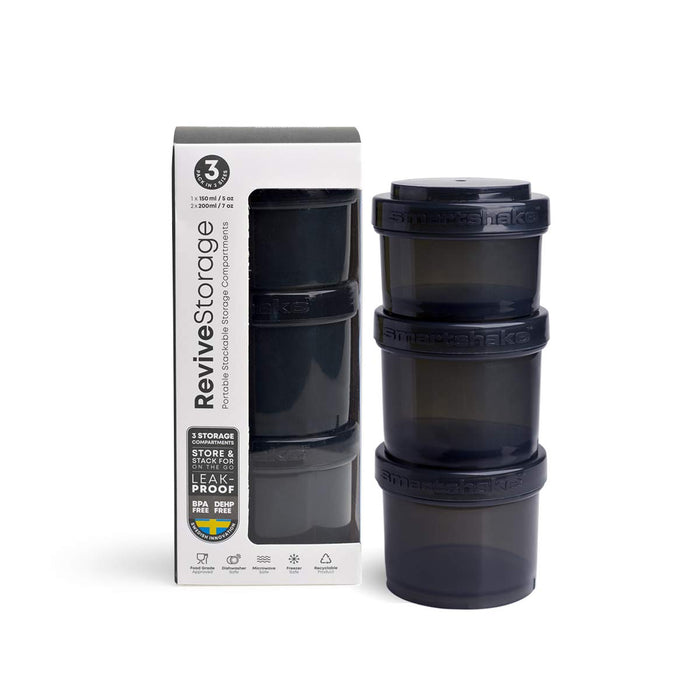 SmartShake Revive Storage, Black - 550 ml. | High-Quality Accessories | MySupplementShop.co.uk