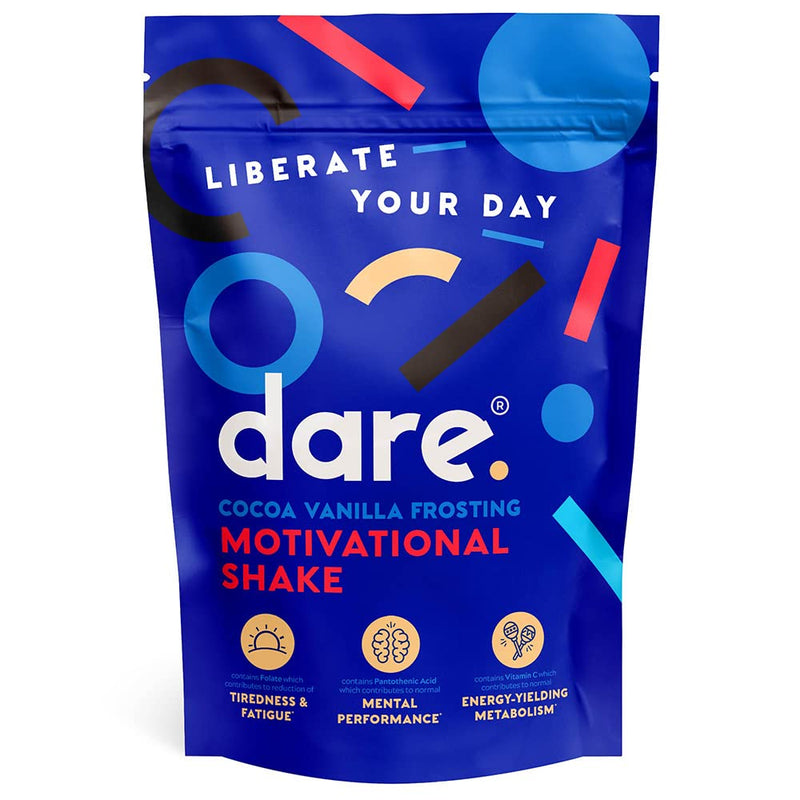 dare. Motivational Shake 750g Cocoa Vanilla Frosting | High-Quality Diet Shakes | MySupplementShop.co.uk