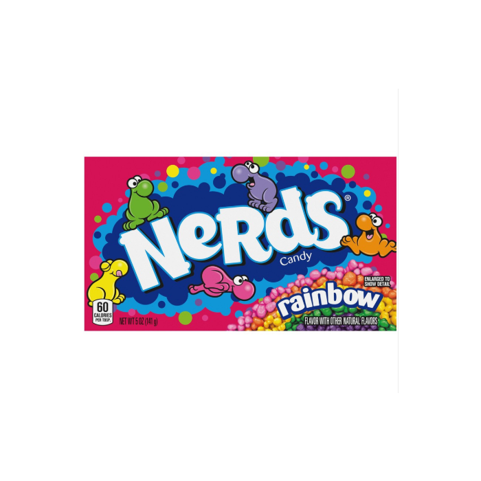 Wonka Nerds Rainbow Theatre Box 12 x 141g - Candy at MySupplementShop by Wonka Nerds