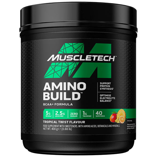 Amino Build, Tropical Twist (EAN 631656259629) - 400g by MuscleTech at MYSUPPLEMENTSHOP.co.uk