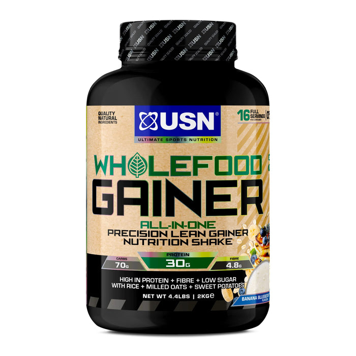 USN Wholefood Gainer 2kg Banana Blueberry Pancake - Supplements at MySupplementShop by USN