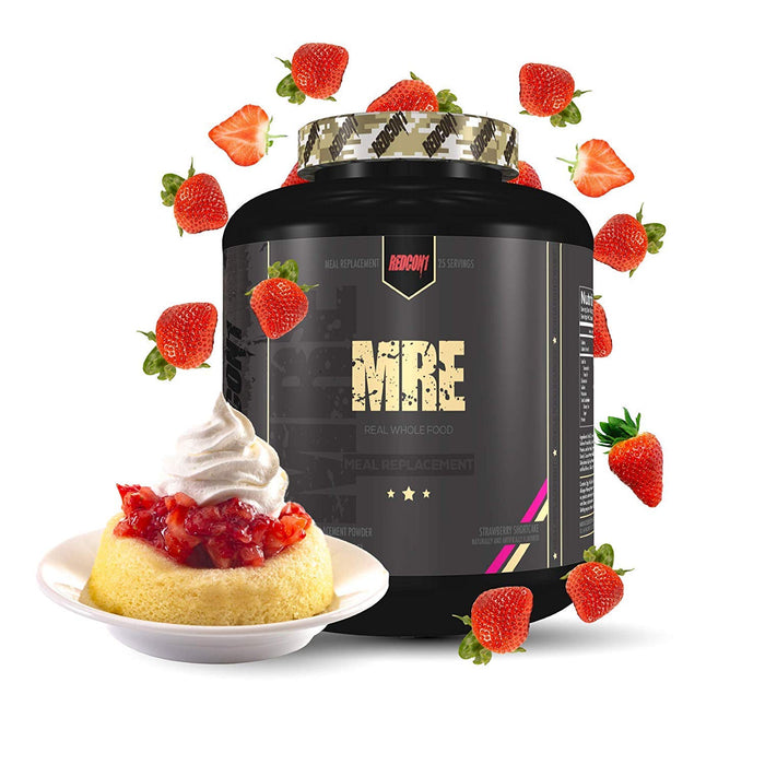 Redcon1 MRE, Strawberry Shortcake - 3387 grams | High-Quality Weight Gainers & Carbs | MySupplementShop.co.uk