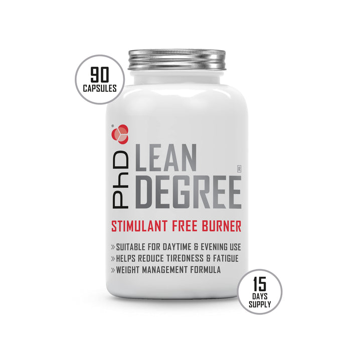 PhD Lean Degree, Stimulant Free - 90 caps | High-Quality Slimming and Weight Management | MySupplementShop.co.uk