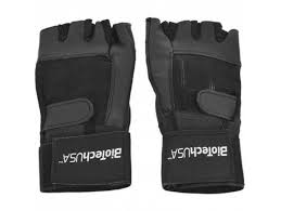 BioTechUSA Accessories Houston Gloves, Black - Large | High-Quality Accessories | MySupplementShop.co.uk