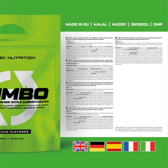 SciTec Jumbo, Vanilla - 6600 grams | High-Quality Protein | MySupplementShop.co.uk