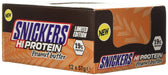 Mars Snickers Hi Protein Bars, Peanut Butter Limited Edition - 12 bars | High-Quality Protein Bars | MySupplementShop.co.uk
