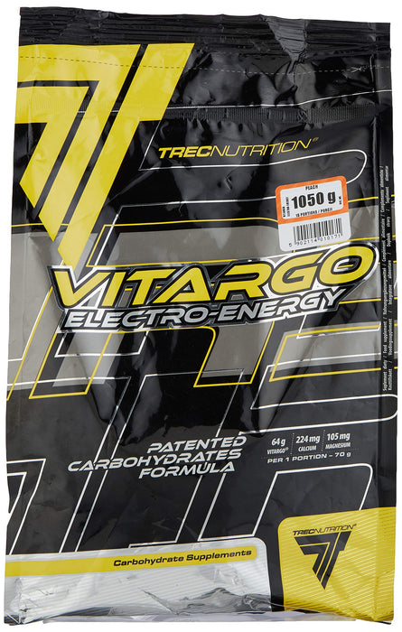 Trec Nutrition Vitargo Electro-Energy, Peach - 1050 grams | High-Quality Weight Gainers & Carbs | MySupplementShop.co.uk