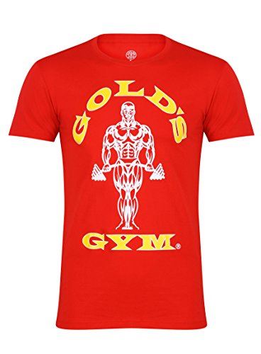Golds Gym T-Shirt Muscle Joe S Red | High-Quality Sports Nutrition | MySupplementShop.co.uk