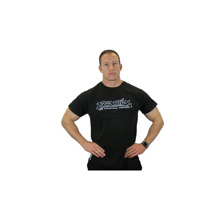 Brachial T-Shirt Gain - Black/White - Small - T-Shirt at MySupplementShop by Brachial The Lifestyle Company