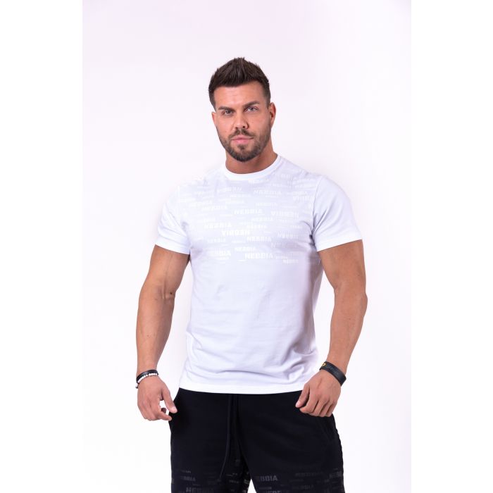 Nebbia More Than Basic! T-Shirt 145 - White - T-Shirt at MySupplementShop by Nebbia