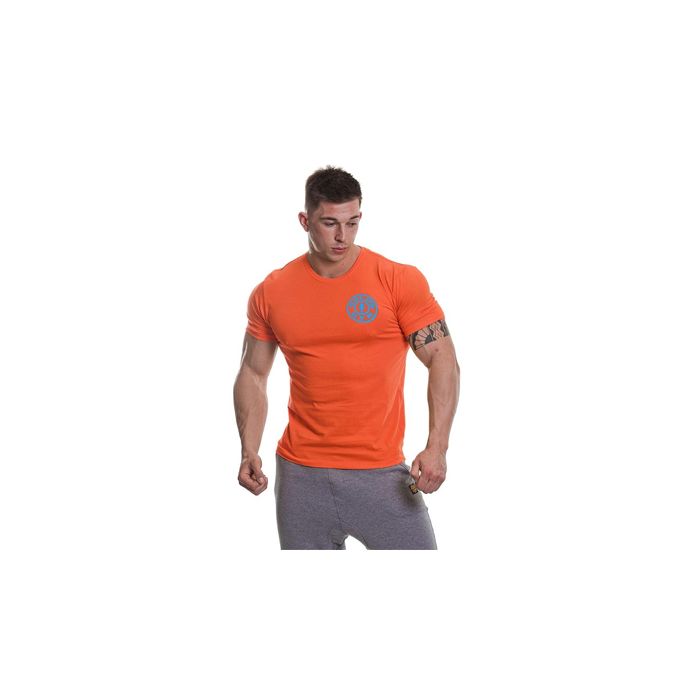 Golds Gym Basic T-Shirt - Orange/Turquoise