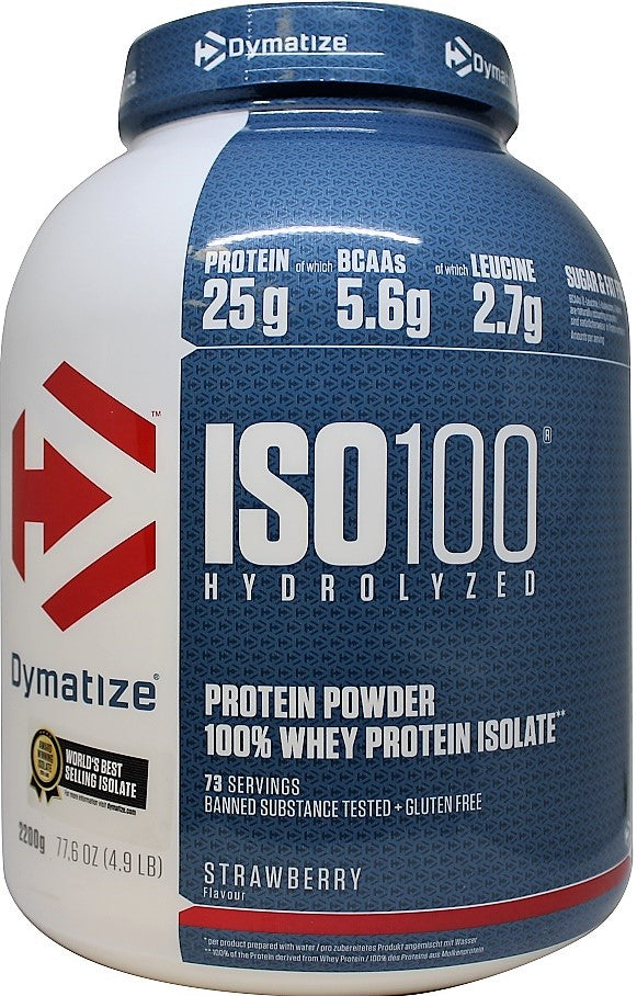 Dymatize ISO-100, Gourmet Chocolate - 2200 grams | High-Quality Protein | MySupplementShop.co.uk
